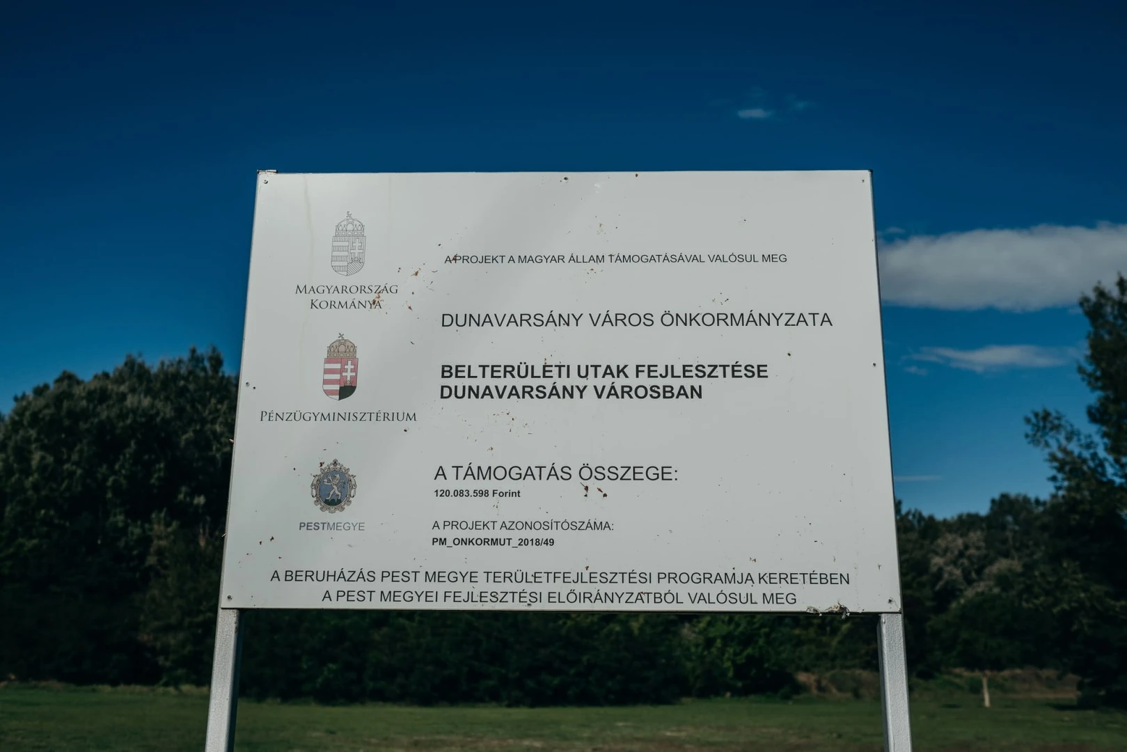 Belterületi utak fejlesztése Dunavarsányban