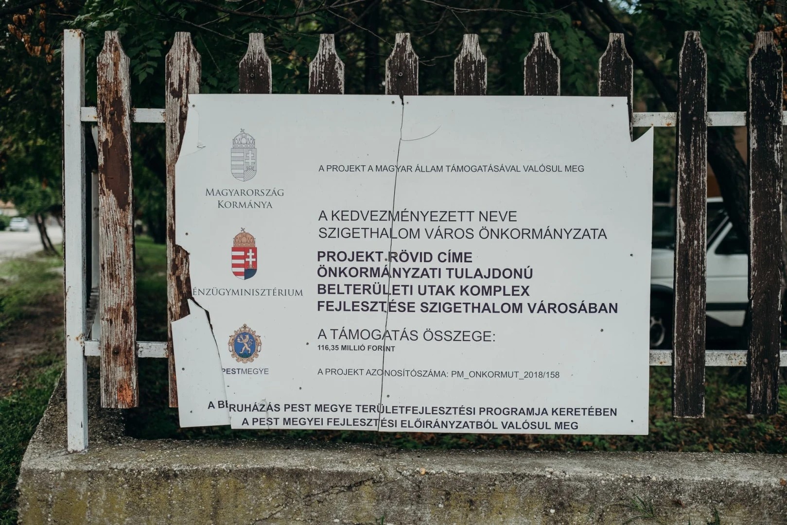 Belterületi utak fejlesztése Szigethalom városában