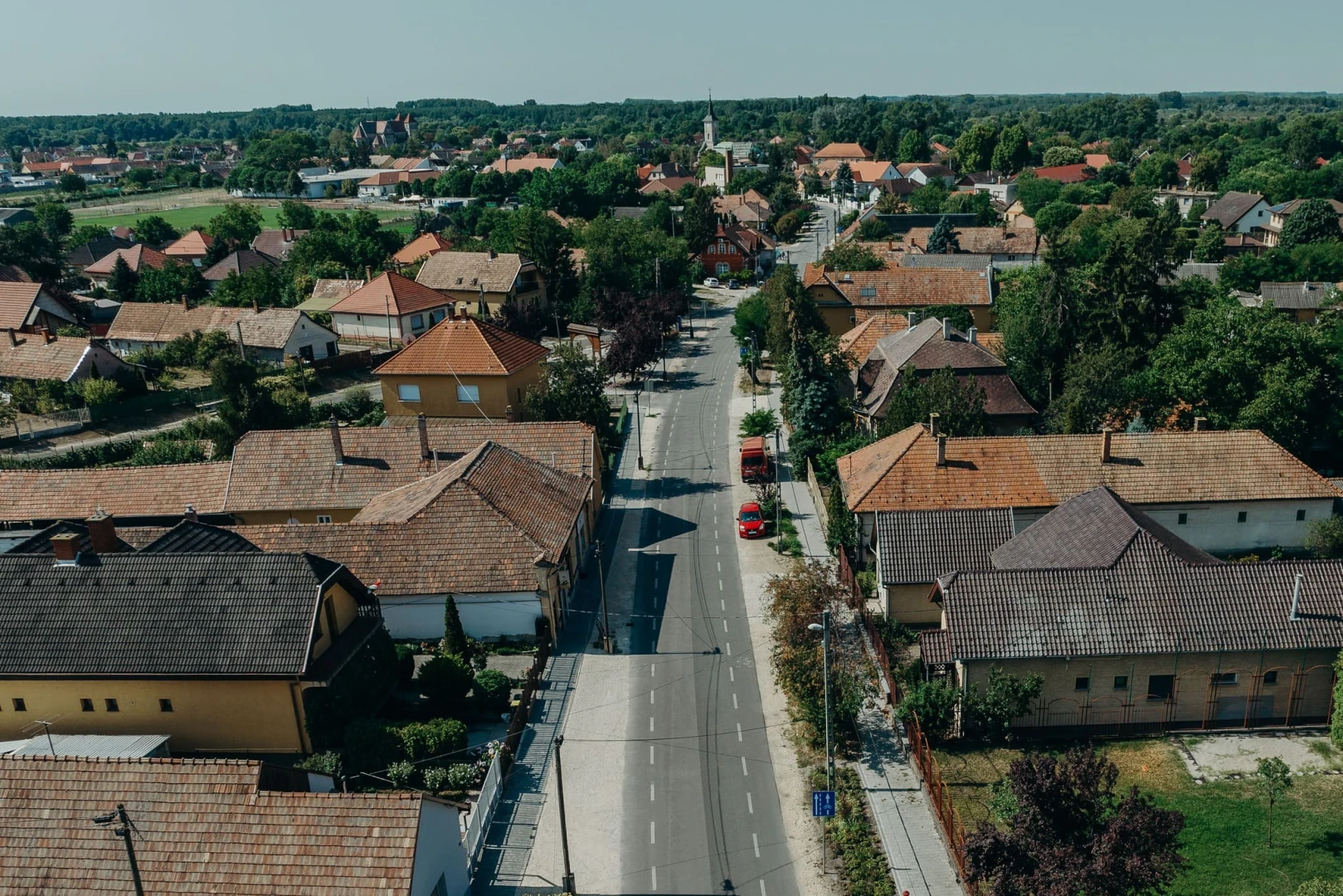 Az ócsai Falu Tamás utca és Damjanich utca kerékpárút fejlesztése