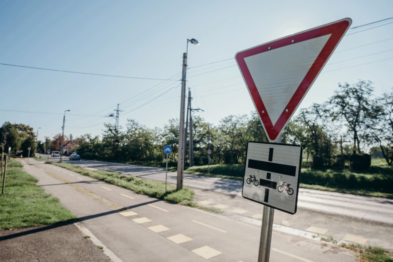 Kerékpárút építése Taksony településen