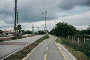 Kerékpárút építése Tököl Városban thumb