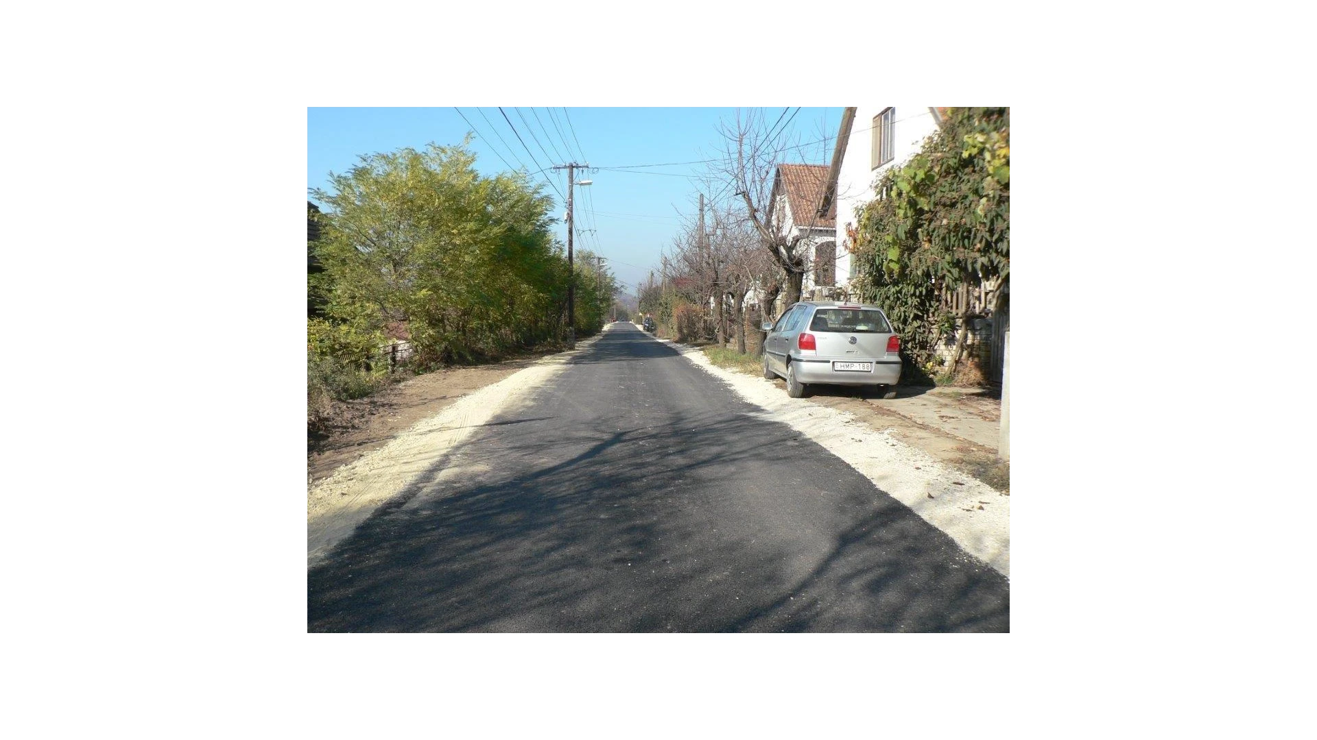 Belterületi utak fejlesztése Mendén