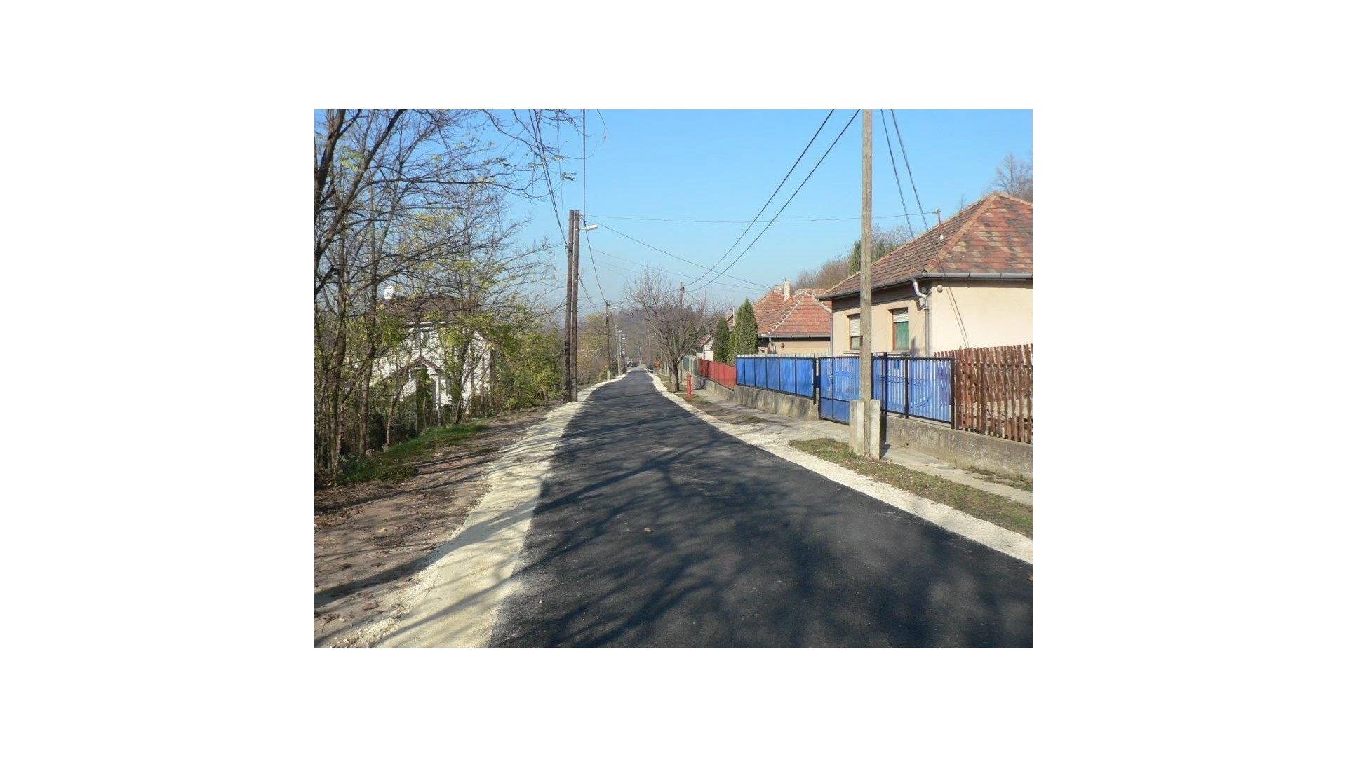 Belterületi utak fejlesztése Mendén