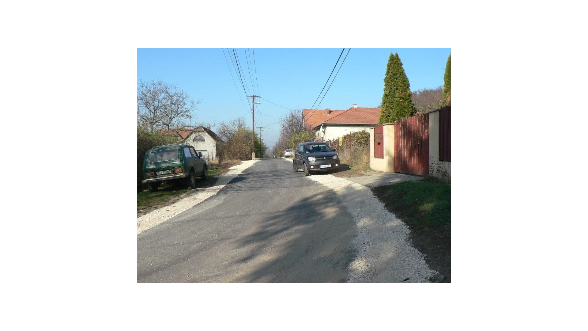 Belterületi utak fejlesztése Mendén