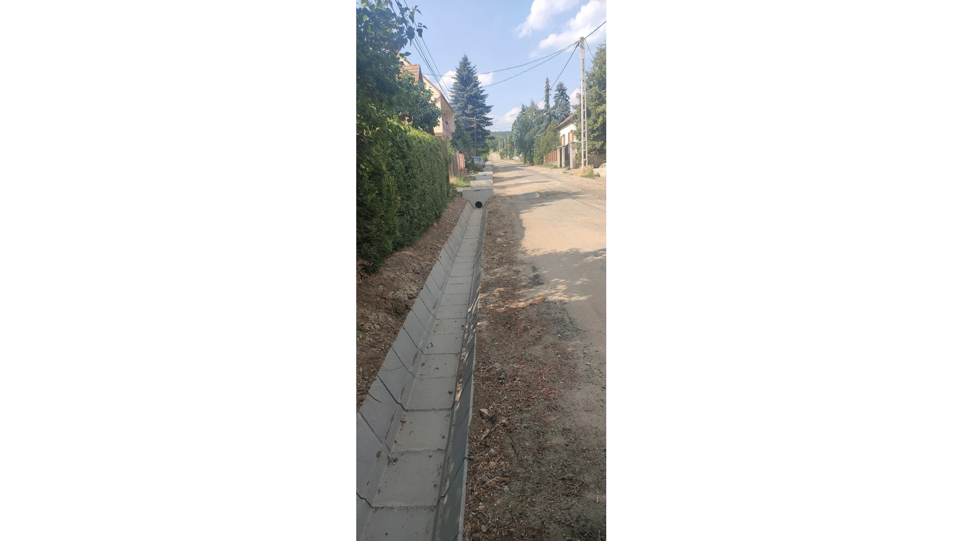 Felszíni csapadékvíz-elvezetés komplex korszerűsítése Kosd településen